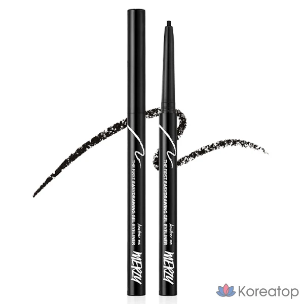 Гелевая подводка для глаз MERZY the First Easy Drawing Gel Eyeliner 0.14g, EG1 Conte, 1 шт.