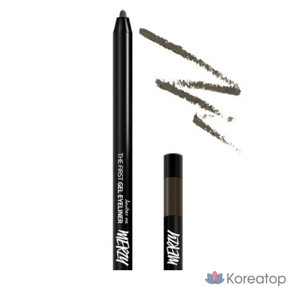 Гелевая подводка для глаз MERZY the First, 0,5 г, G11, угольно-коричневый, 1 шт.