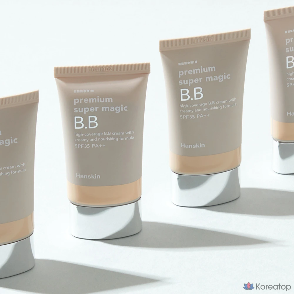 BB-крем HANSKIN Premium Super Magic SPF35 PA++, 45 г, 1 шт., фото 6