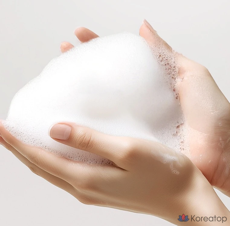 Очищающая пенка для лица The Face Shop Unscented Bright Cleansing Foam, 300 мл, 1 шт., фото 5