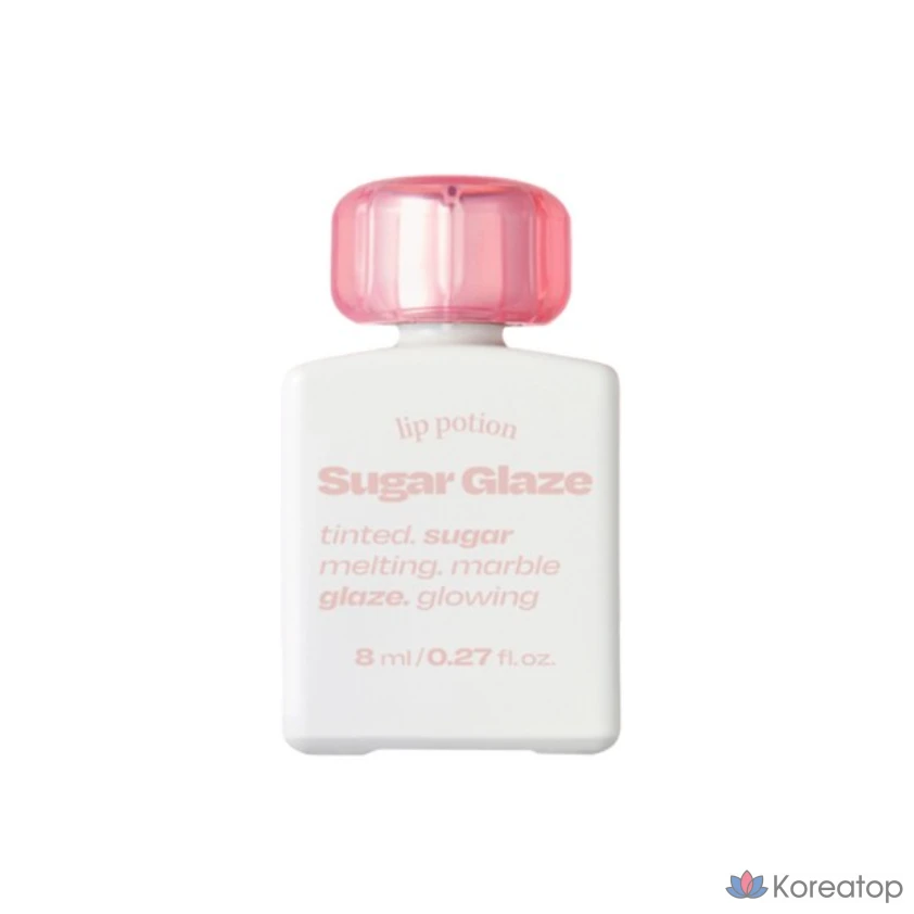 Lip Potion_Sugar Glaze, 23 цвета, блеск+тинт, блеск для губ Glaze, чистый персиковый цвет, #Sugar Bead Tint, #03 Bobby Ball, 1 шт.