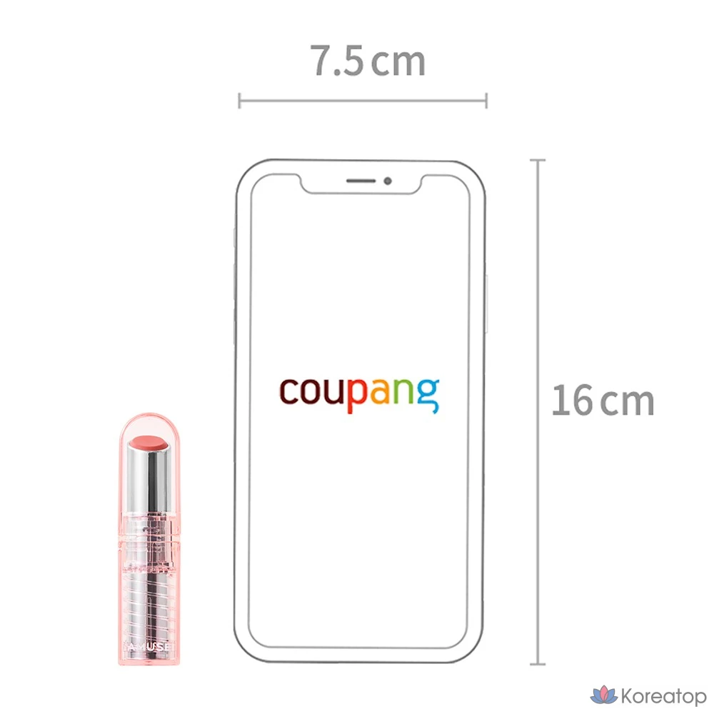 Бальзам для губ AMUSE Dew, оттенок 05 «Соленый персик», 3,2 г, 1 шт., фото 7