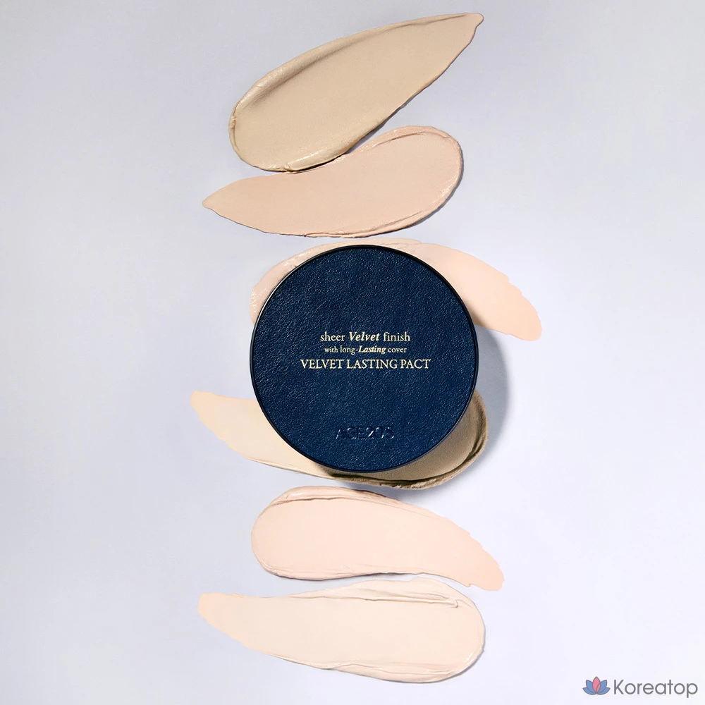 Age 20's Velvet Lasting Pact 14g + сменный блок 14g, оттенок 21N Soft Beige, 1 шт., фото 6