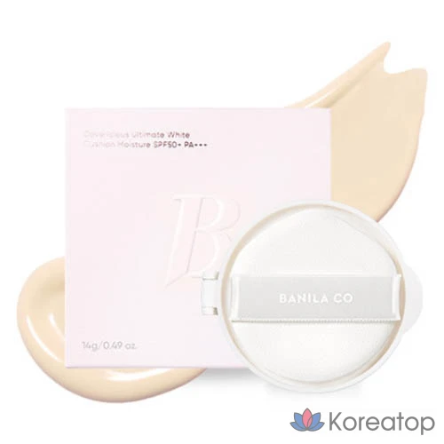 Сменный блок тонального крема Vanillaco Covericious Ultimate White Moisture Cushion Foundation, 14 г, 17 пар, 1 шт.