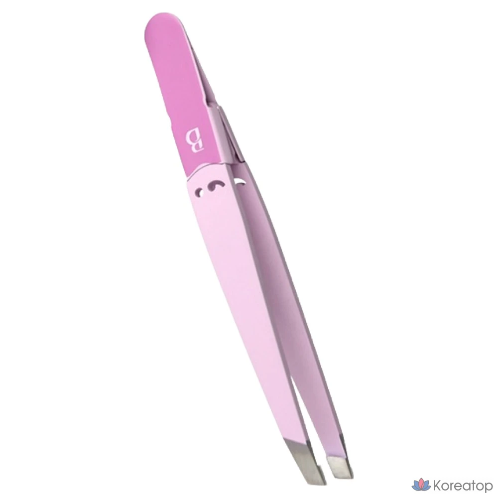 Пинцет для депиляции бровей BOCAS STW-200, 1 шт., розовый