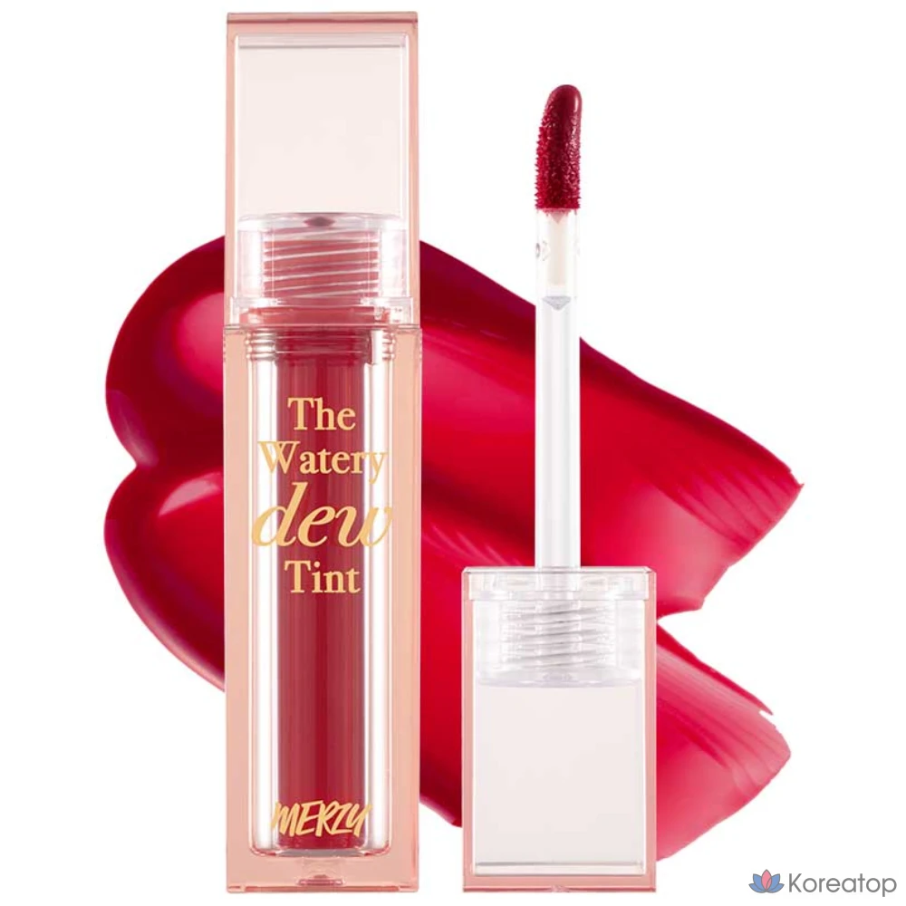 Тинт для губ MERZY the Watery Dew, WD5 Cherry Shot, 4 г, 1 шт.