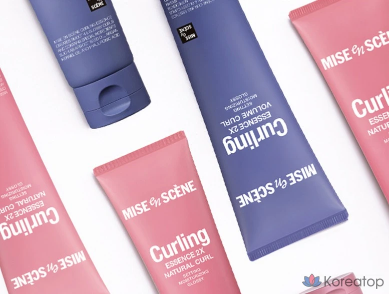 Крем для укладки кудрявых волос Mise en Scene Curling Essence 2X Volume Curl Cream, 250 мл, 1 шт., фото 9