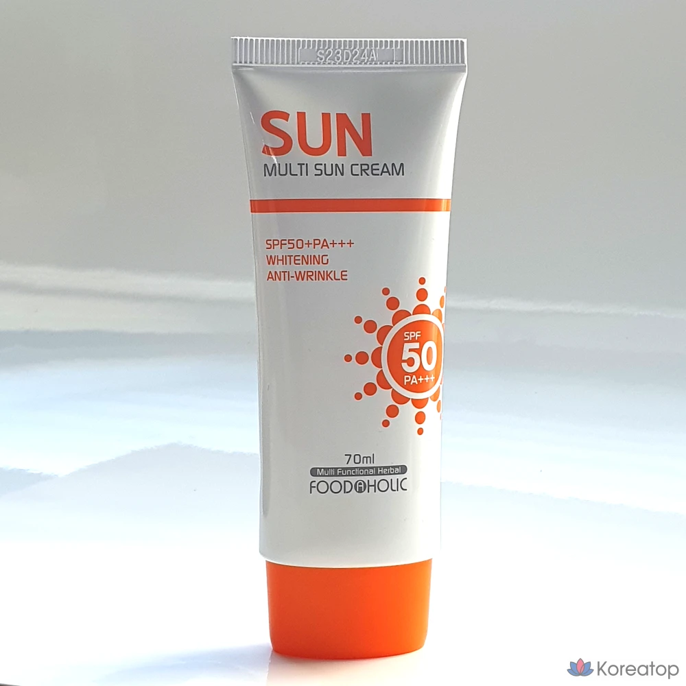 Солнцезащитный крем FoodaHolic Multi Sun Cream SPF50 PA+++, 1 шт., 70 мл