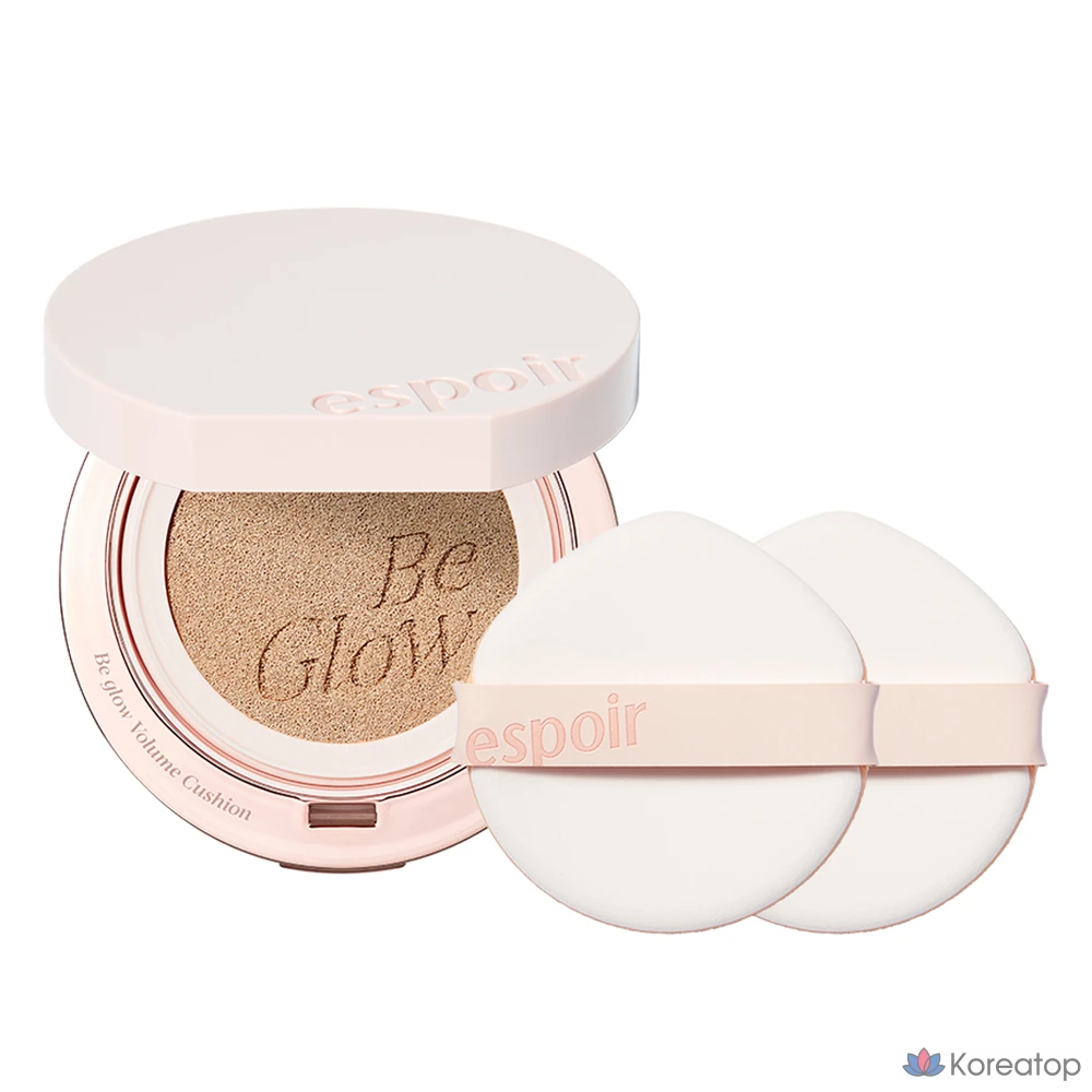 Espoir Biglow Volume Cushion, 13 г, набор из 2 спонжей, № 23 бежевый, 1 шт.