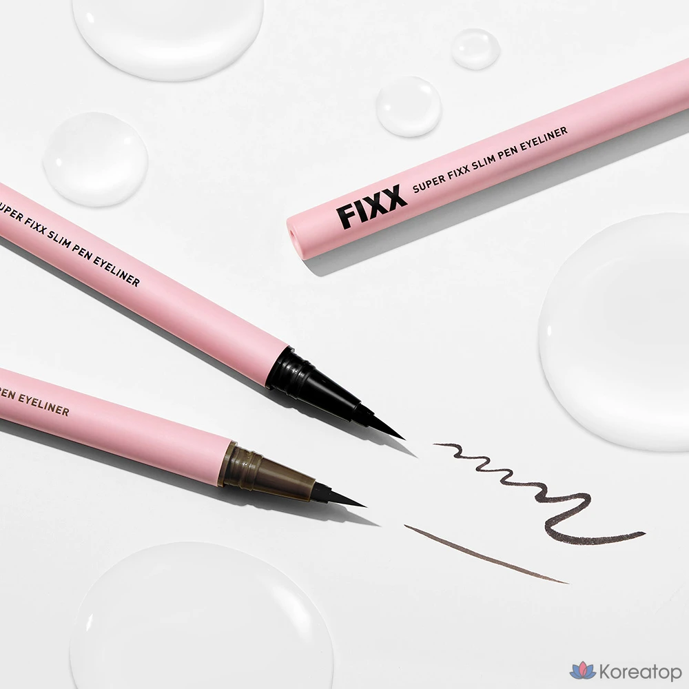 Подводка для глаз So Natural Powder Forum Super Fix Slim Pen Eyeliner, 0.4g, 01 Mocha Black, 1 шт., фото 6