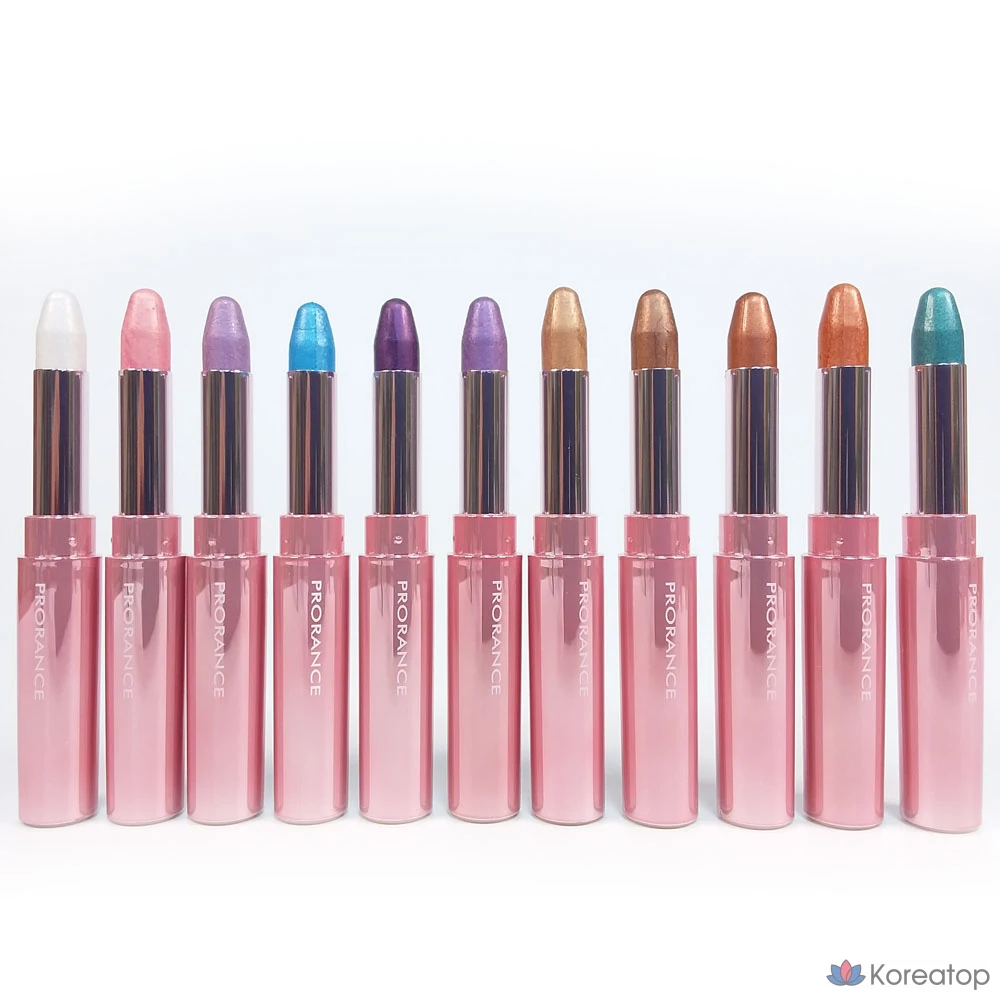 Тени-карандаш Prorance Shine Stick Shadow, 10 г, № 14, бронзовый оттенок, 1 шт., фото 2