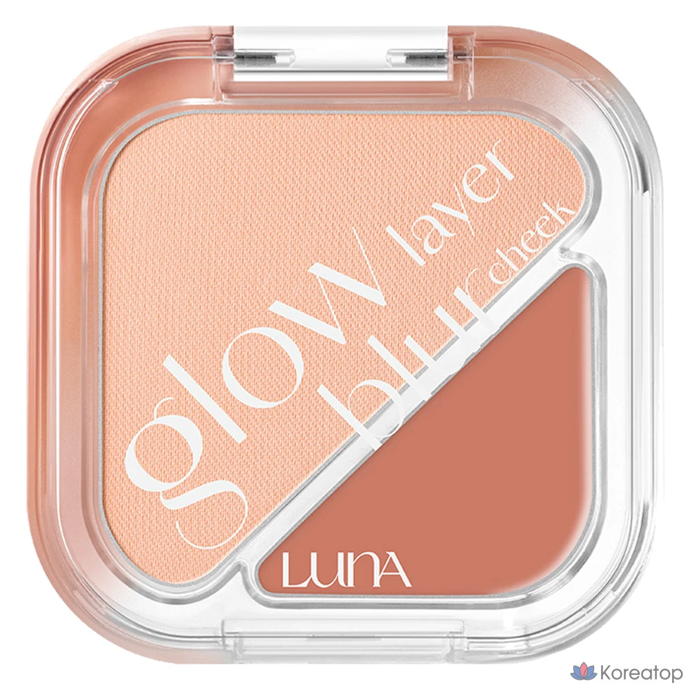 Румяна Luna Glow Layer Blur Cheek Blusher, оттенок 02 Cloudy Beige, 1 шт.
