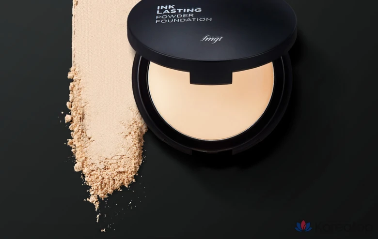 Тональная пудра The Face Shop Ink Lasting Powder Foundation, 9 г, V201, фото 2