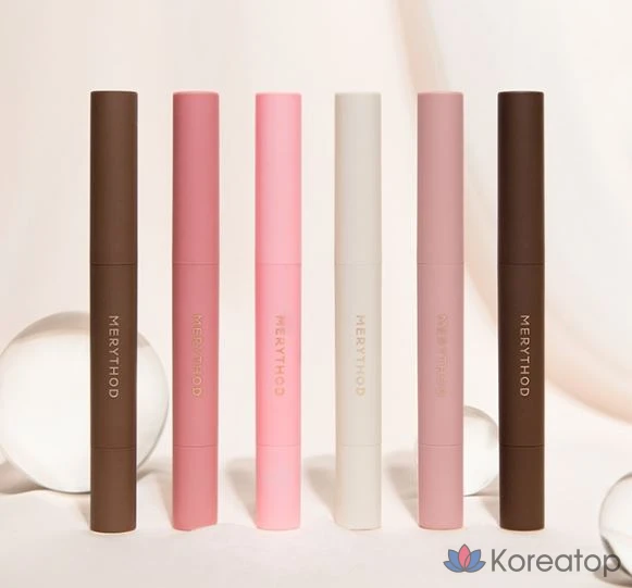 Двухцветные тени для век Merythod, 05, с блестками, 1 шт., фото 8