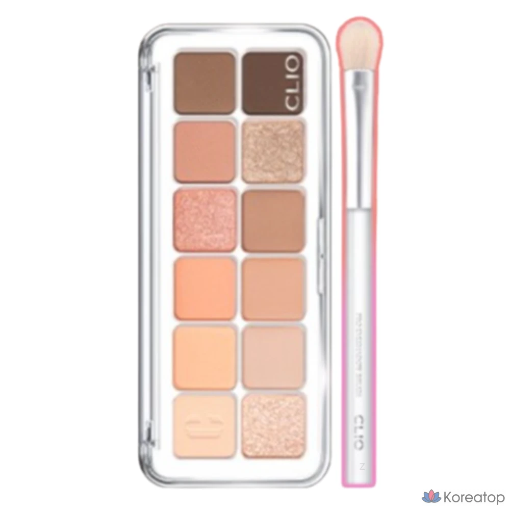 Палетка теней Clio Pro Eye Palette Air, № 01 Coral Studio, 1 шт.
