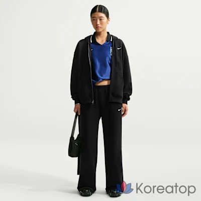 Брюки женские Nike Studio Fleece Medium Weight Mid-Rise Wide Leg Pants