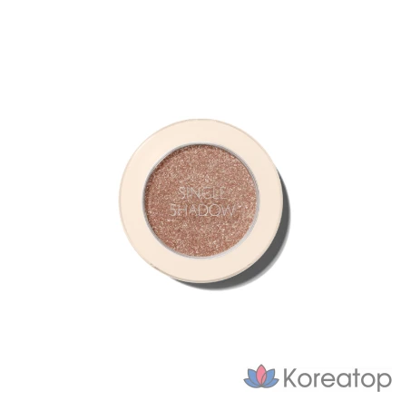 Тени для век The Saem Single Shadow (с блестками) 2 г, CR07 Honey Tip Share Coral, 1 шт.