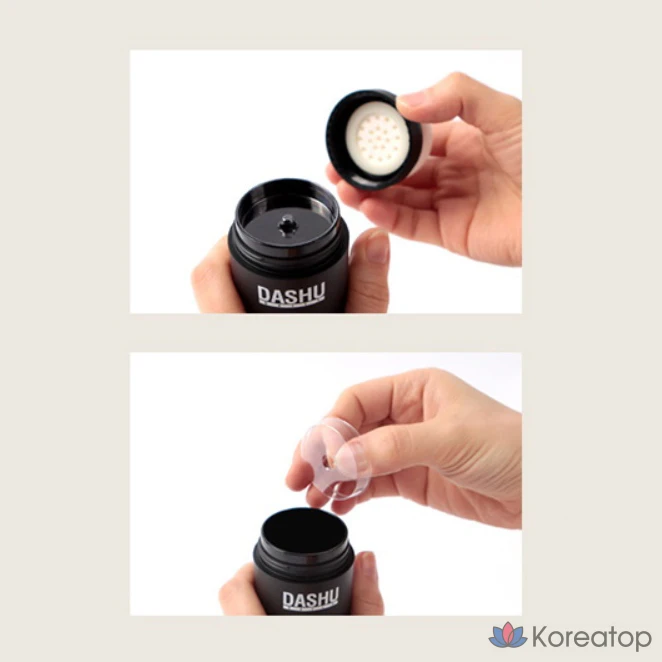 Накладные пряди для волос DASHU Daily Easy Cover Hair Cushion, 26 г, натуральный черный, 1 шт., фото 7