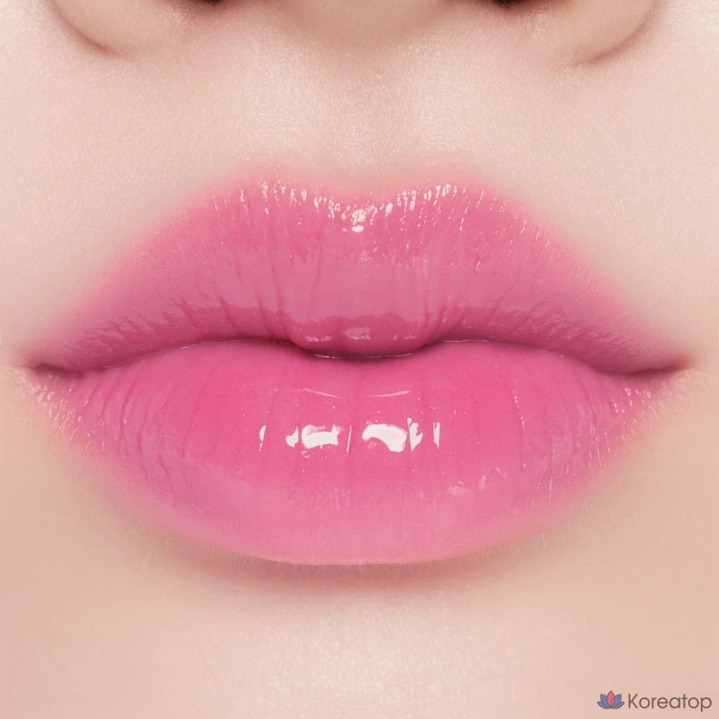 Блеск для губ YNM Lip In Tune Performance Lipscore Gloss в матовом бархатном оттенке, бальзам для губ Triple Care, 1 шт., 4 г, D2 Blossom Pink, фото 2