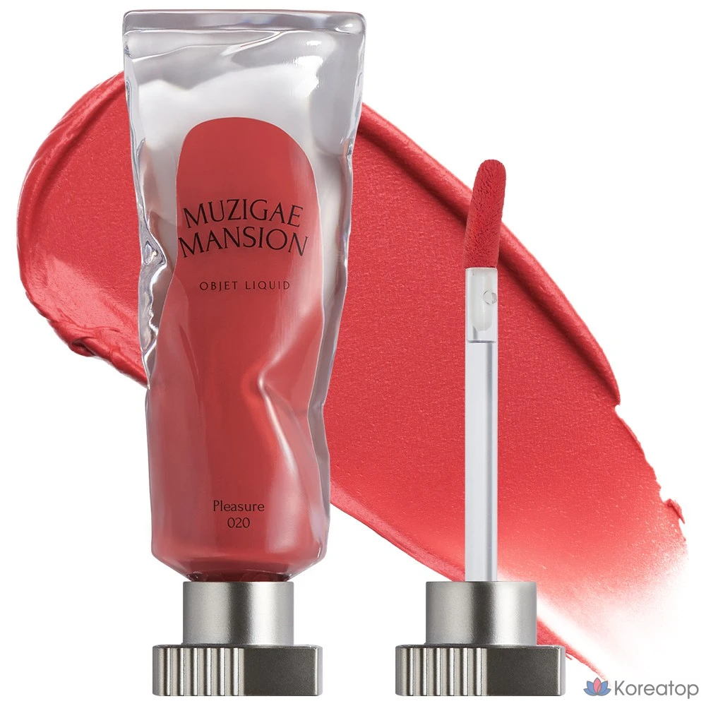 Тинт для губ Muzigae Mansion Objet Liquid Tint, оттенок 020 Pleasure, 6 мл, 1 шт.