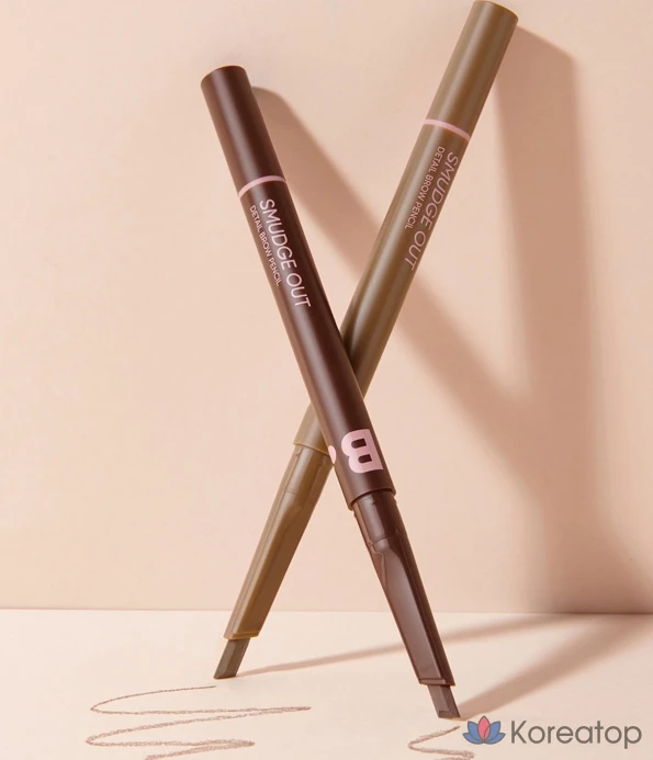 Карандаш для бровей Vanillaco By By Vanilla Smudge Out Detail Brow Pencil, 0.3g, 1 шт., цвет 01 Deep Brown, фото 3