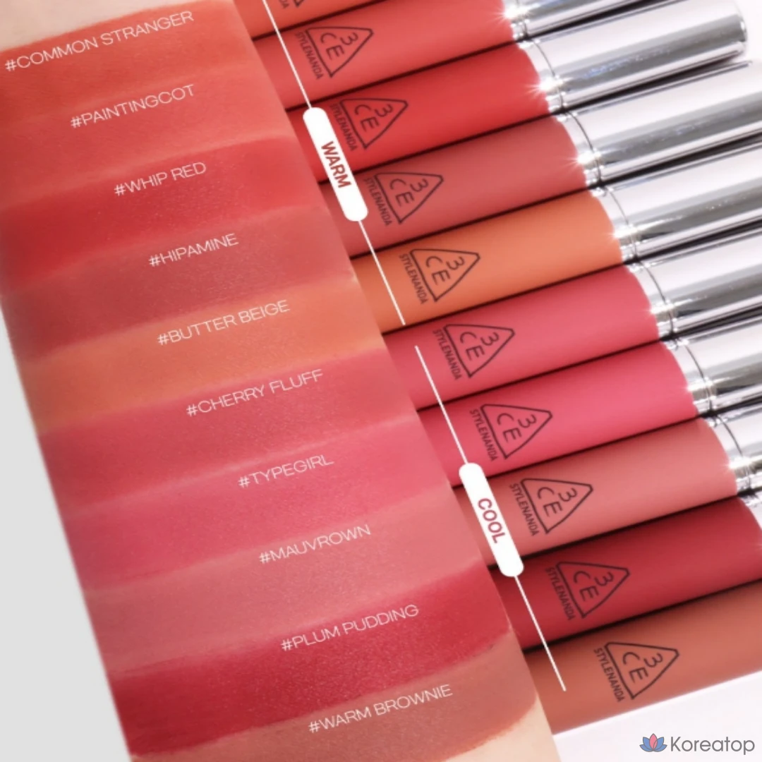 3CE Hazy Lip Clay Lip Clay Matte, 9. WHIP RED (Whip Red), 4 г, 1 шт., фото 3