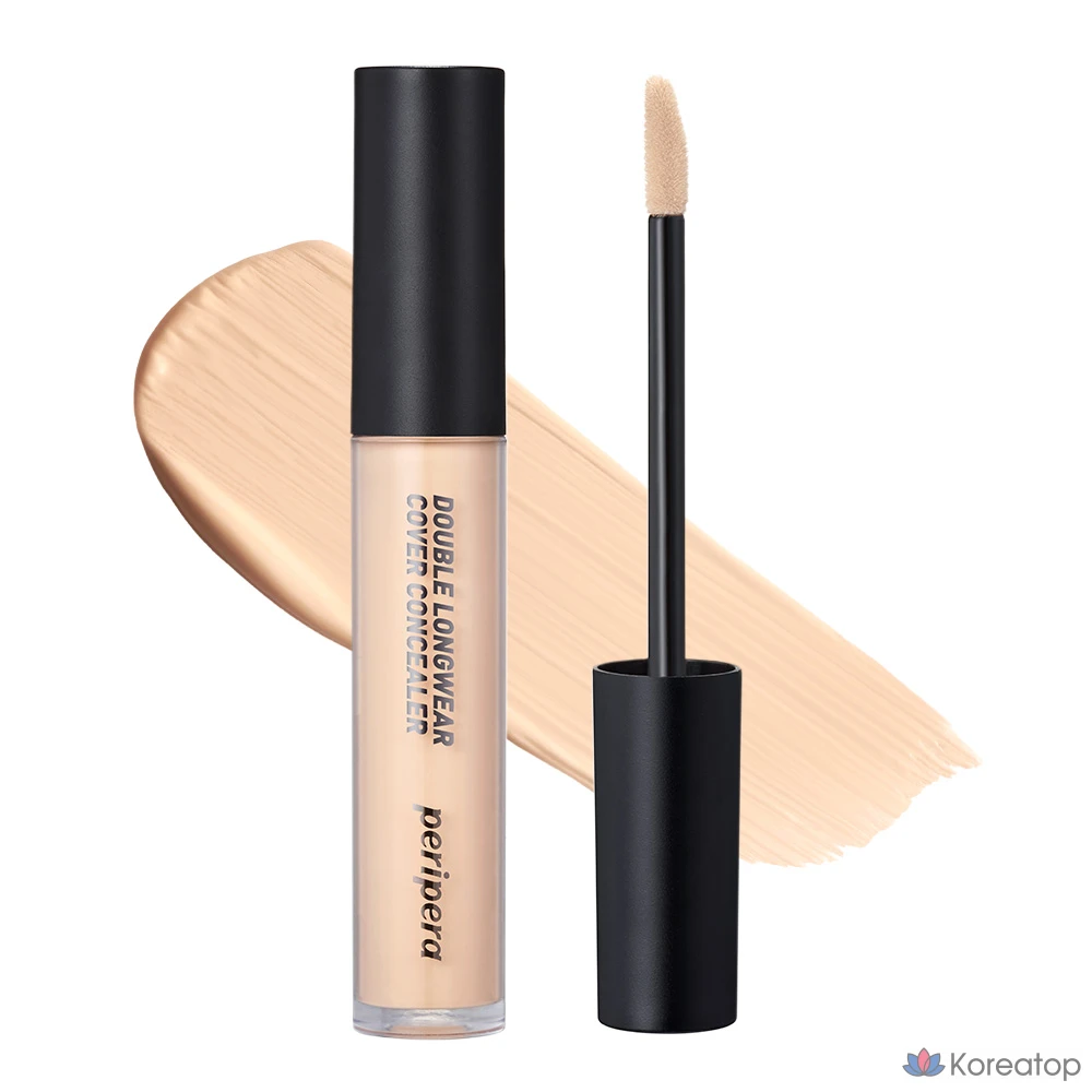 Консилер Peripera Double Longwear Cover 5,5 г, оттенок 02 Natural Beige, 1 шт.