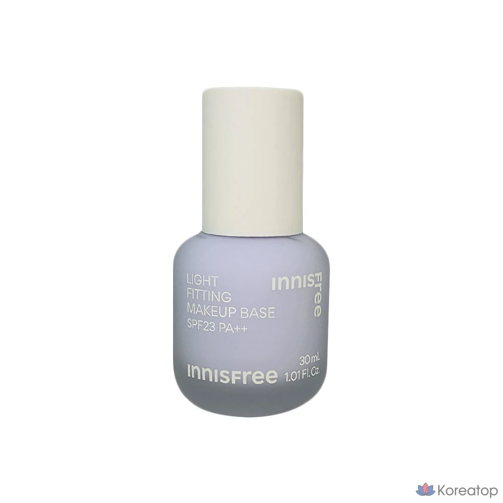 База под макияж Innisfree Light Fitting Makeup Base 30 мл (SPF23 PA++), № 1, фиолетовый, 1 шт.