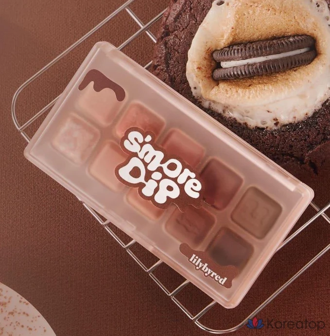 Палетка теней для век Lilybyred Mood Keyboard Eye Palette, оттенок Chocolate Chip S'mores, 1 шт., фото 3