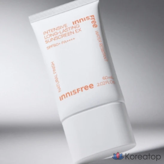 Солнцезащитный крем Innisfree Intensive Long-Lasting Sunscreen EX SPF50+ PA++++, 60 мл, 1 шт., фото 4