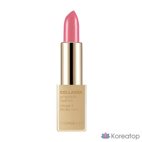 Помада-ампула с коллагеном от The Face Shop, оттенок 12 Signature Red, 3,5 г, 1 шт.