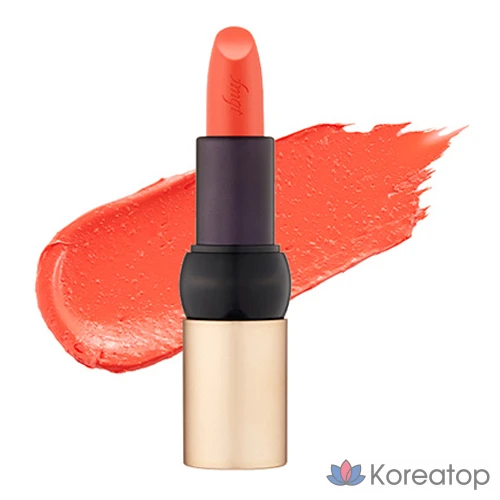 Помада The Face Shop FMGT New Bold Sheer Glow, 1 шт., № 10 Baby Coral