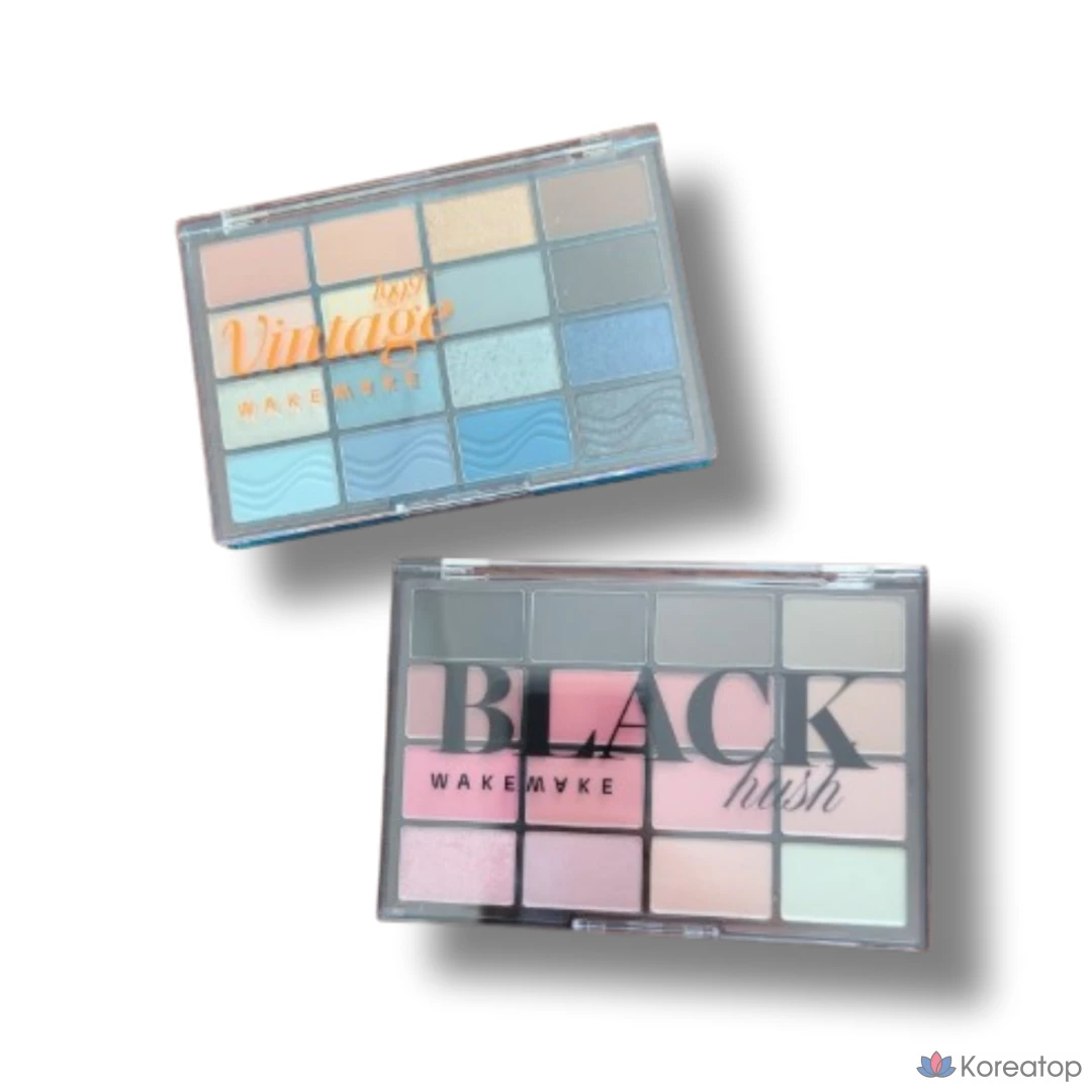 Wakemake Soft Blurring Eye Palette, 16 цветов, 14 г, № 3 Sunset Blurring, 1 шт.