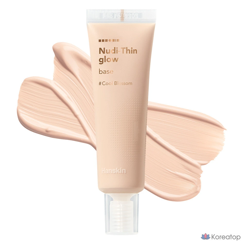 База под макияж HANSKIN Nude Scene Glow Base 30 мл, 1 шт., оттенок Cool Blossom 17-21