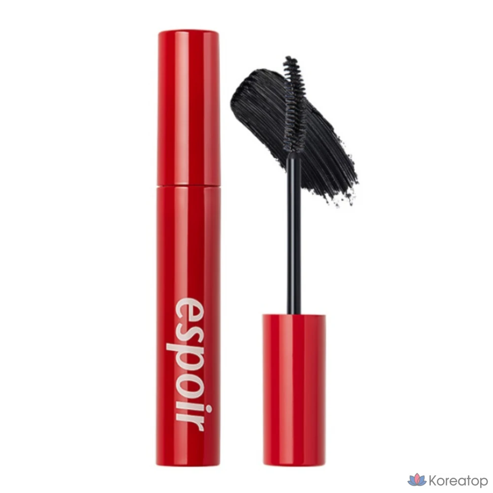 Водостойкая тушь для ресниц Espoir No-Merging Mascara, 9 мл, цвет 01 Clean Black, 1 шт.