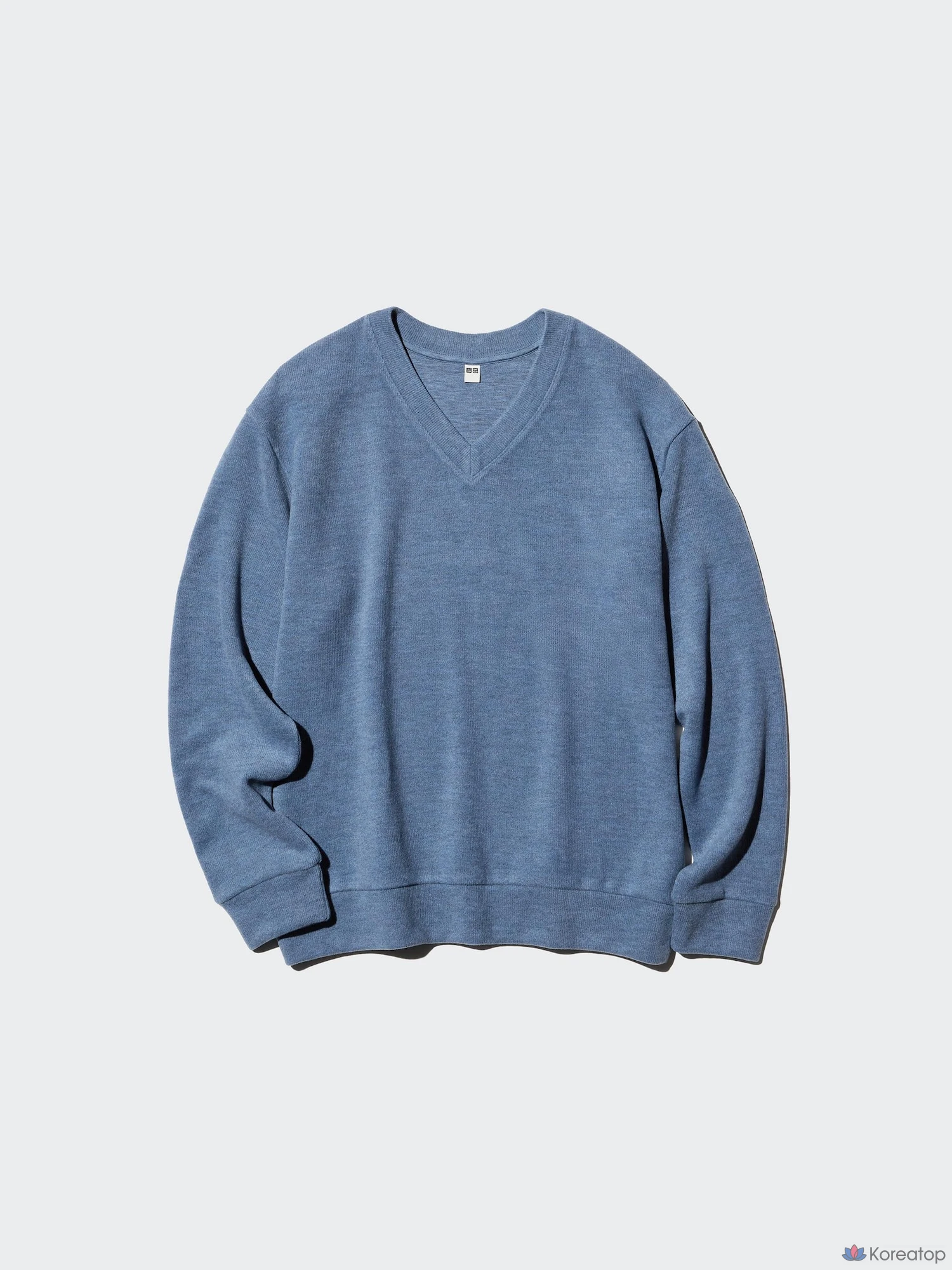 Футболка Uniqlo Rib Knit Fleece V-Neck T