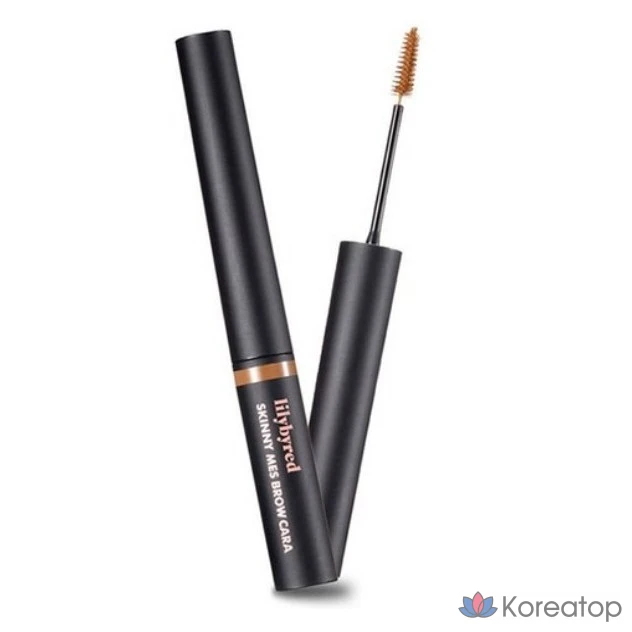 Тушь для бровей Lilybyred Skinny Mess Brow Mascara 3,5 г, цвет 01 светло-коричневый, 1 шт.