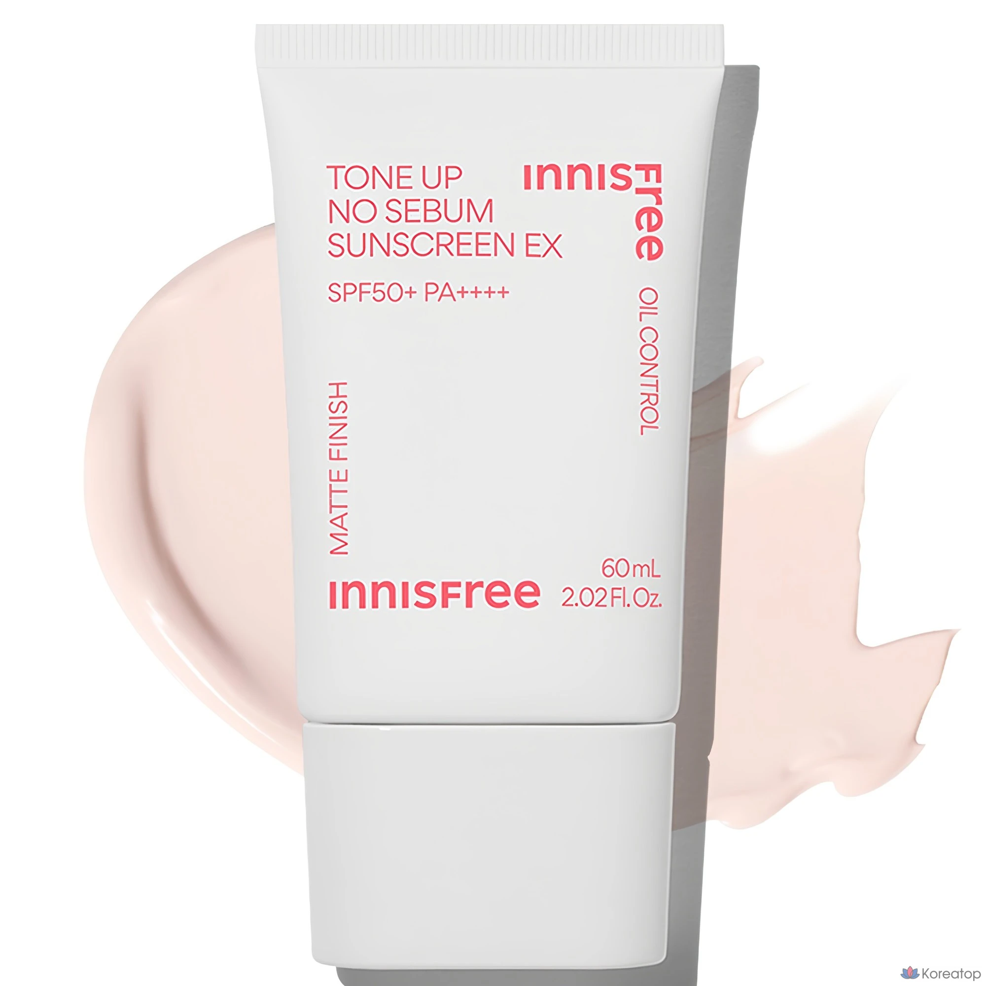 Солнцезащитный крем Innisfree Tone Up No-Sebum Sunscreen EX SPF50+ PA++++, 60 мл, 1 шт.