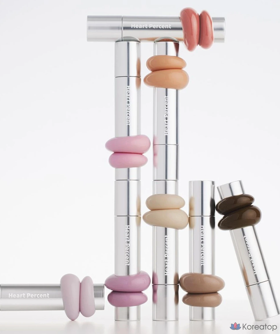 Тинт для губ Heart Percent Dot On Mood One Way Glow 4 г, оттенок Peach Milk, 1 шт., фото 7