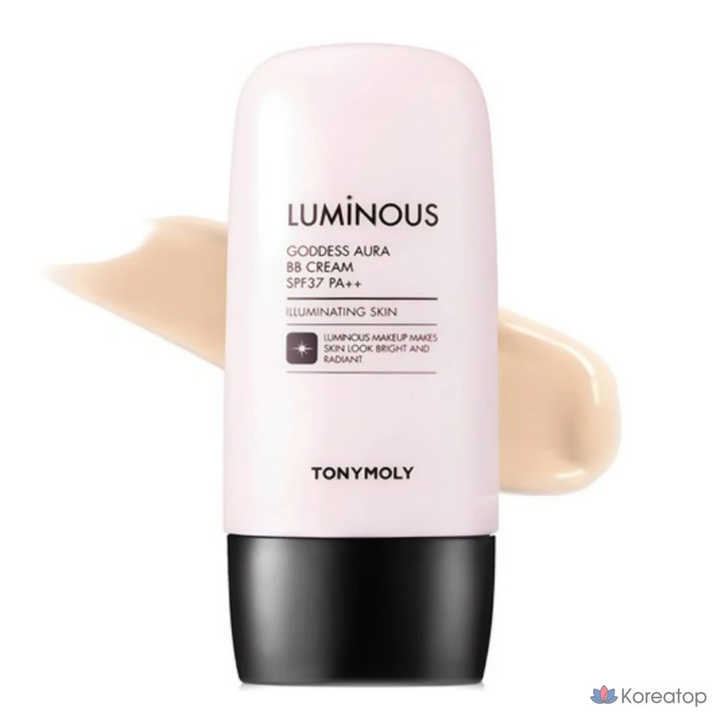 BB-крем Tony Moly Luminous Goddess Glow SPF37 PA++, ярко-бежевый № 1, 45 г, 1 шт.