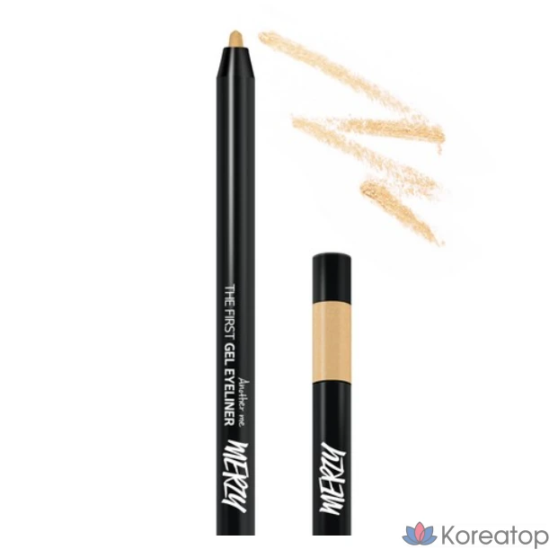 Гелевая подводка для глаз MERZY The First, 0,5 г, Gold Label, №4 Gold Label GOLD, 1 шт.