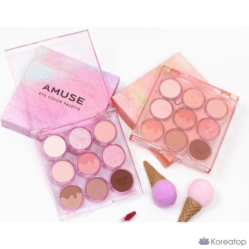 Палетка теней для век Amuse, 04-Pioniskin, 1 шт.