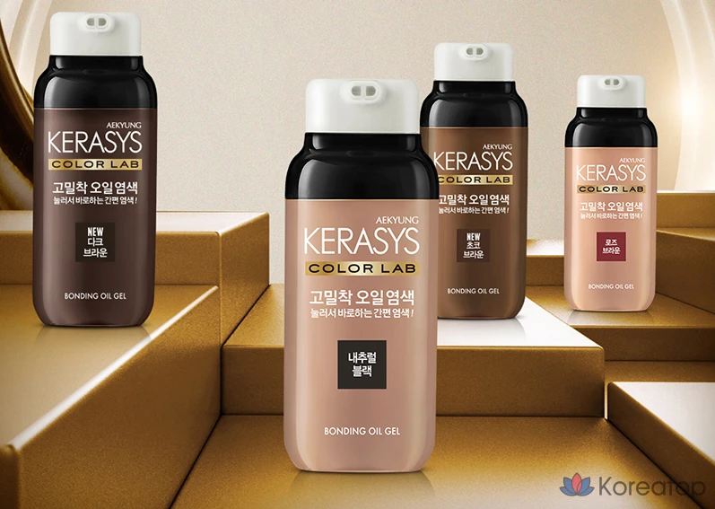 Краска для волос KeraSys Color Lab, шоколадно-коричневый цвет, 1 шт., фото 8