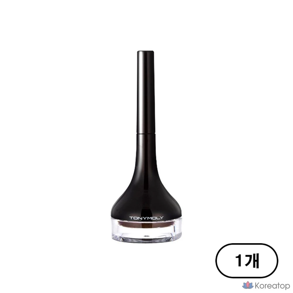 Гелевая подводка для глаз Tony Moly Back с длинной кистью, жемчужно-коричневый цвет, 1 шт.