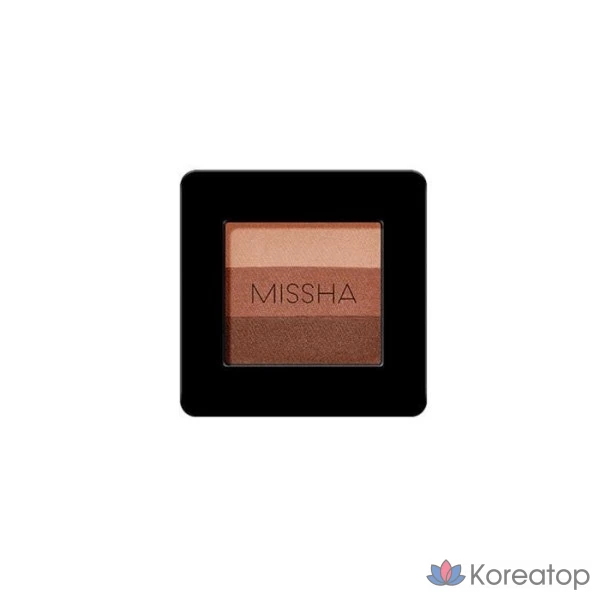 Тени для век Missha Triple Shadow 2 г, оттенок Lady Milk Tea, 1 шт.