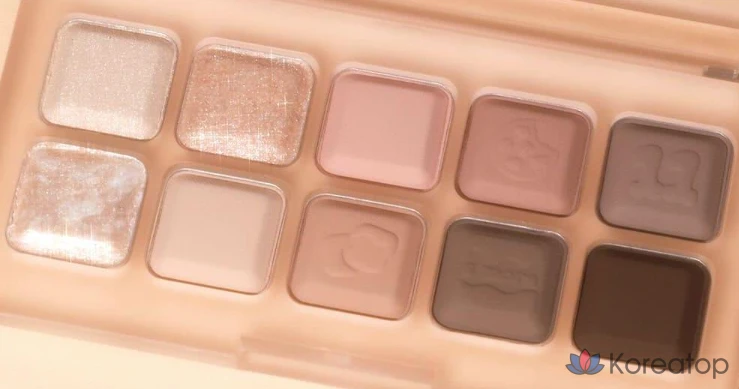 Палетка теней для век Lilybyred Mood Keyboard Eye Palette, оттенок Chocolate Chip S'mores, 1 шт., фото 4