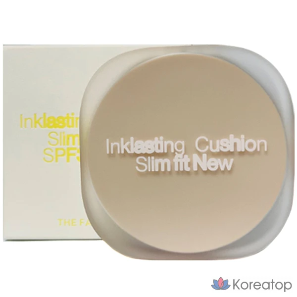 The Face Shop Ink Lasting Cushion Slim Fit New 12g (SPF35 PA++), N201, 1 шт.