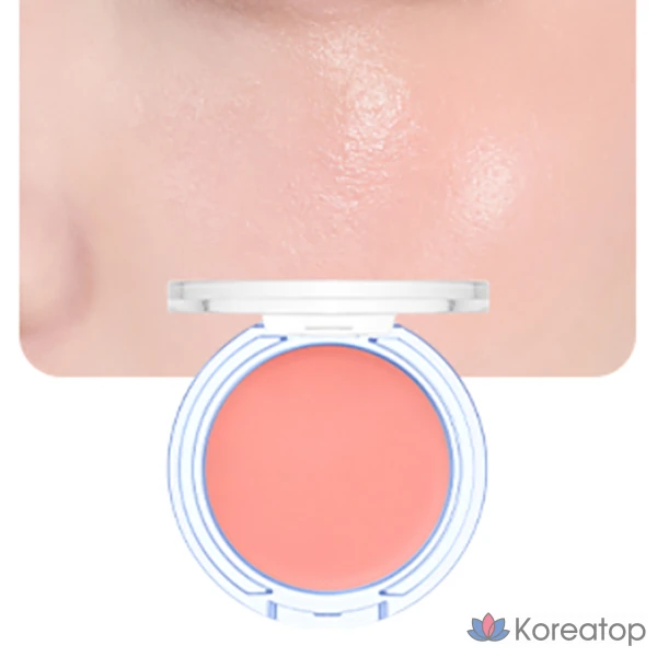 Резиновые румяна Giverny Dewy Gel Glow Cream Blusher, оттенок 02 Mango Beige, 1 шт., фото 2