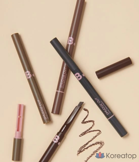 Карандаш для бровей Vanillaco By By Vanilla Smudge Out Detail Brow Pencil, 0.3g, 1 шт., цвет 01 Deep Brown, фото 4