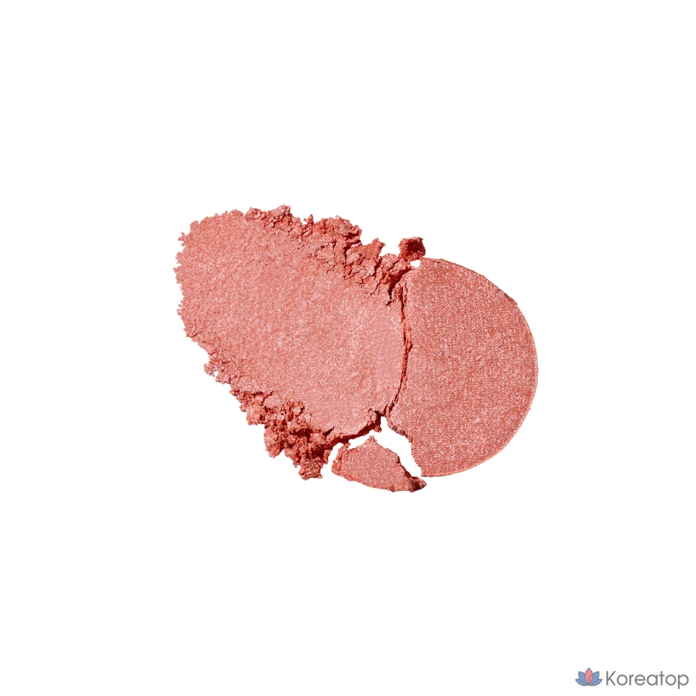 Однотонные мерцающие тени для век The Saem Saemmul Single Shimmer Shadow, CR01 Ipdeokju Pomelo, 1 шт., фото 2